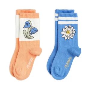 Flower Socks (2 Pack) by Mini Rodini