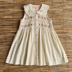 Ibiza Top in Ivory Seersucker by Bonjour