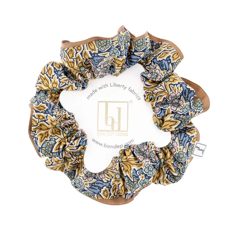 Liberty Hair Scrunchie in Aubrey Forest by Bon Dep