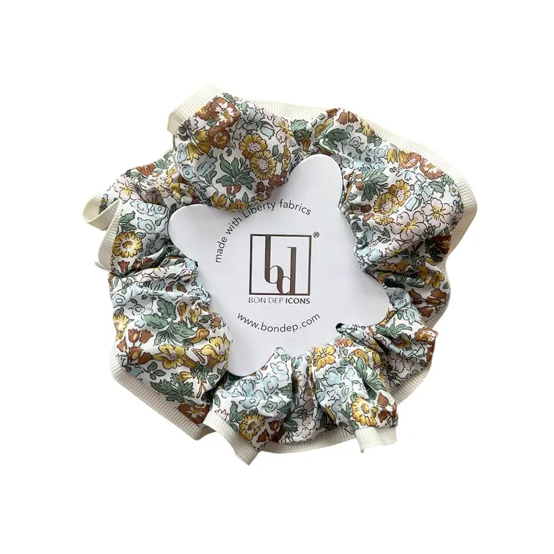 Liberty Hair Scrunchie in Penstemon Road by Bon Dep