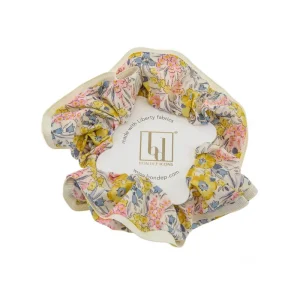 Liberty Hair Scrunchie in Swirling Petals by Bon Dep