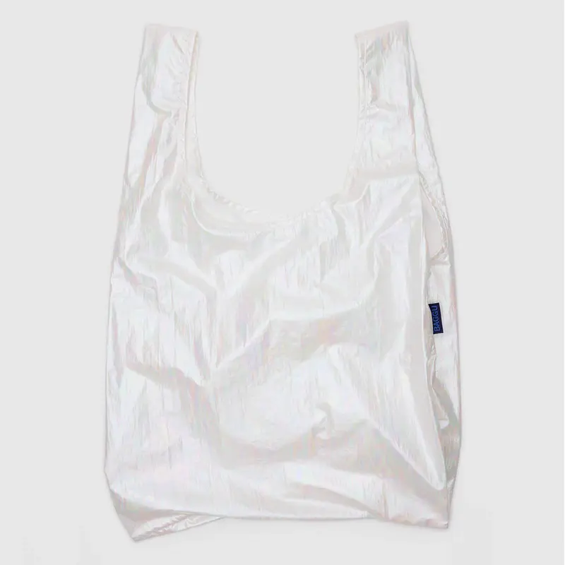 Standard Bag in Metallic Pearl by Baggu