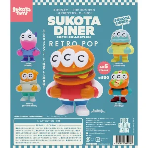 Sukota Diner Retro Pop Sofvi Collection Gachapon Capsule Collectible by Sukota Toys
