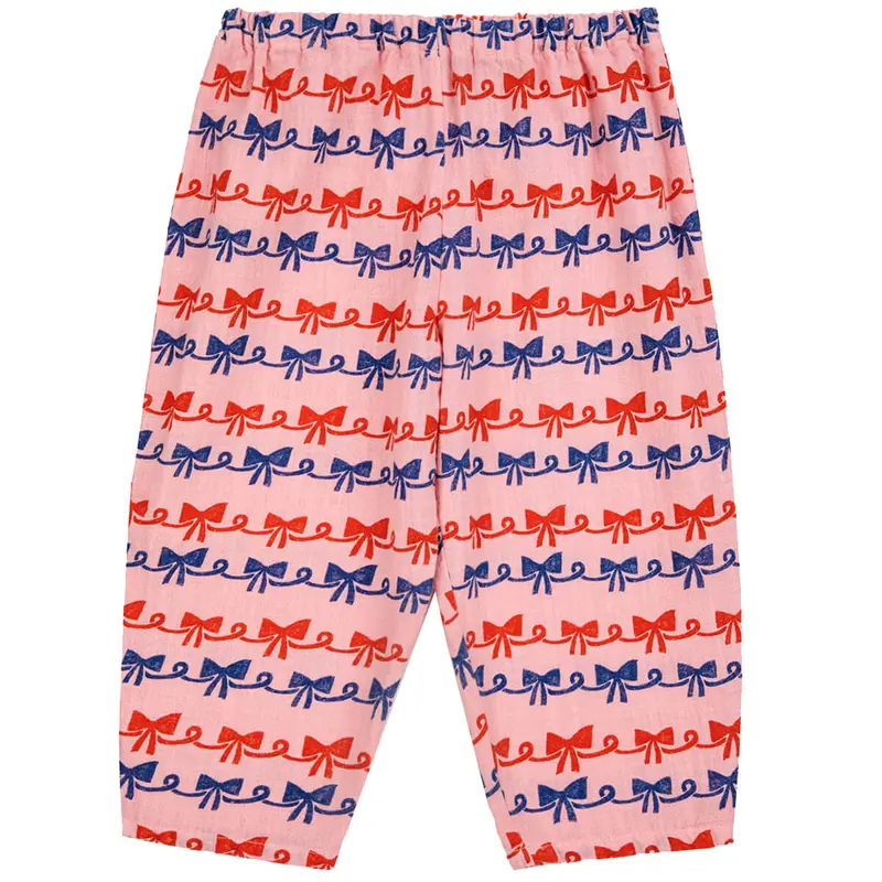 Baby Ribbon Bow Woven Pants by Bobo Choses - Last One In Stock - 6 Months