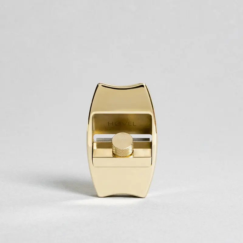 Brass Hvel Pencil Plane by Maker's Cabinet