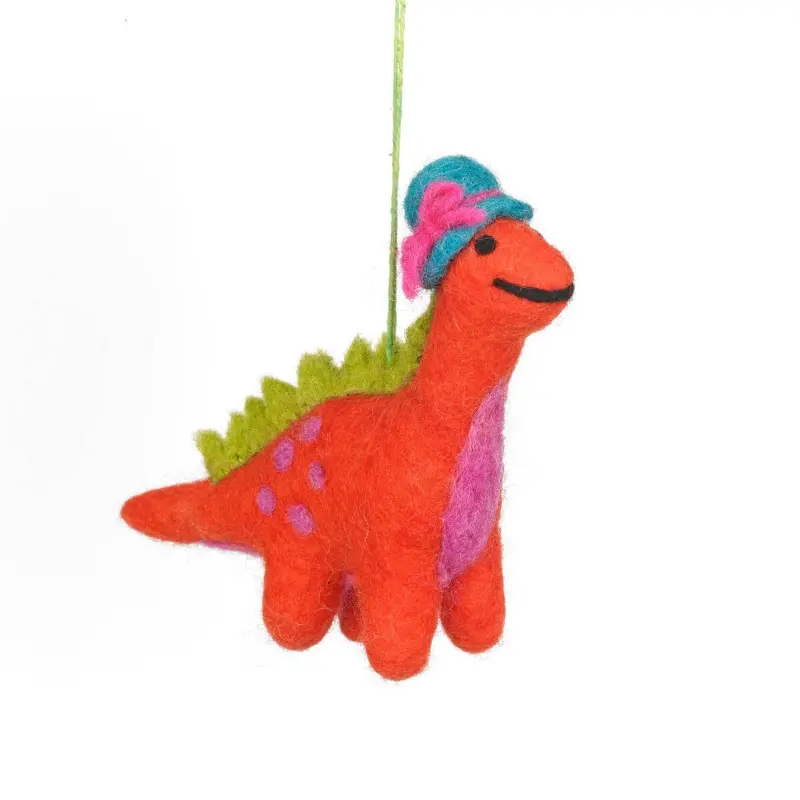 Edwina The Dinosaur Hanging Decoration by Felt So Good