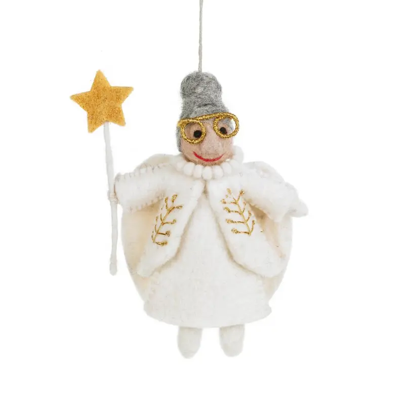 Faith The Fairy Godmother Hanging Decoration by Felt So Good