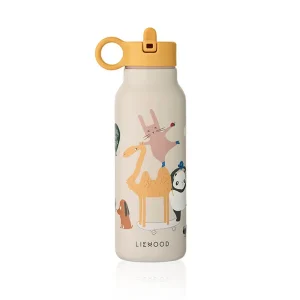 Falk 350ml Water Bottle in Around The World by Liewood