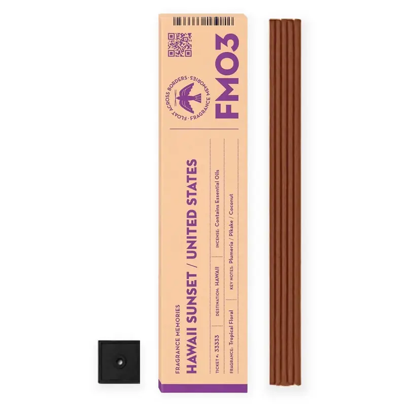 Hawaii Sunset FMO3 Fragrance Memories Incense by Nippon Kodo