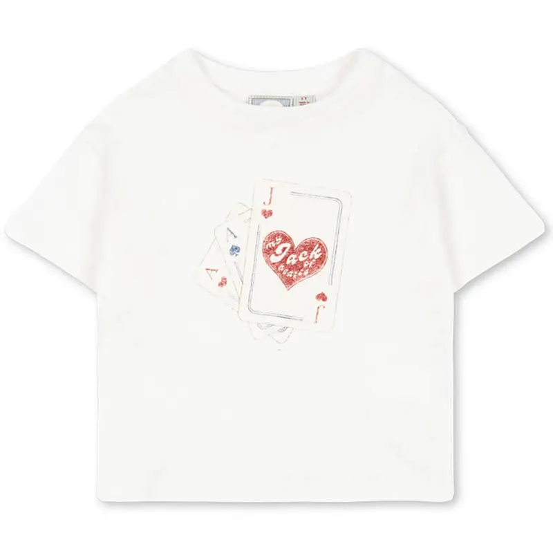 Jack Tee in Antique White by Rosie Huntington-Whiteley x Konges Sljd