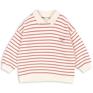 Largo Sweatshirt in Porta Stripe by Rosie Huntington-Whiteley x Konges Sljd - Last One In Stock - 18 Months