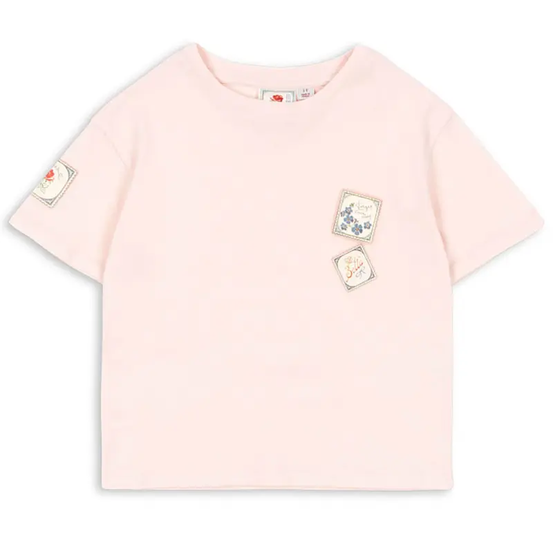 Lettre Tee in Chalk Pink by Rosie Huntington-Whiteley x Konges Sljd