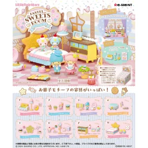 Little Twin Stars Pastel Sweets Room Blind Box by Re-Ment Japan