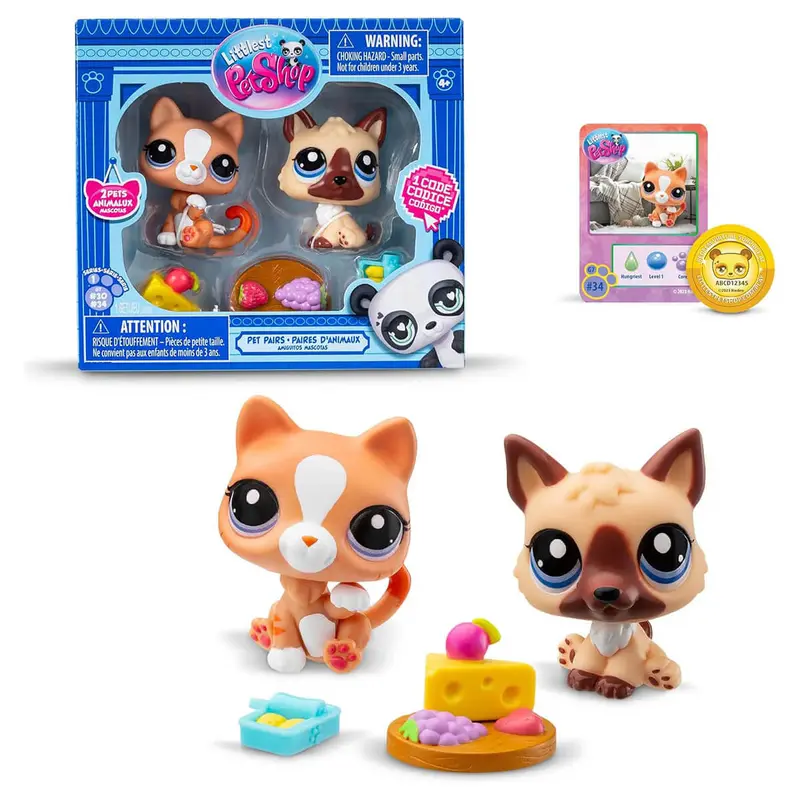 Littlest Pet Shop Pet Pairs 2 Pack by Basic Fun