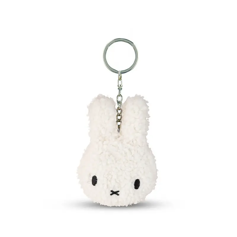 Miffy Tiny Teddy Recycled Keyring in Cream (10cm) by Bon Ton Toys