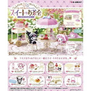 My Melody & Kuromi Sweet Tea Party Blind Box by Re-Ment Japan