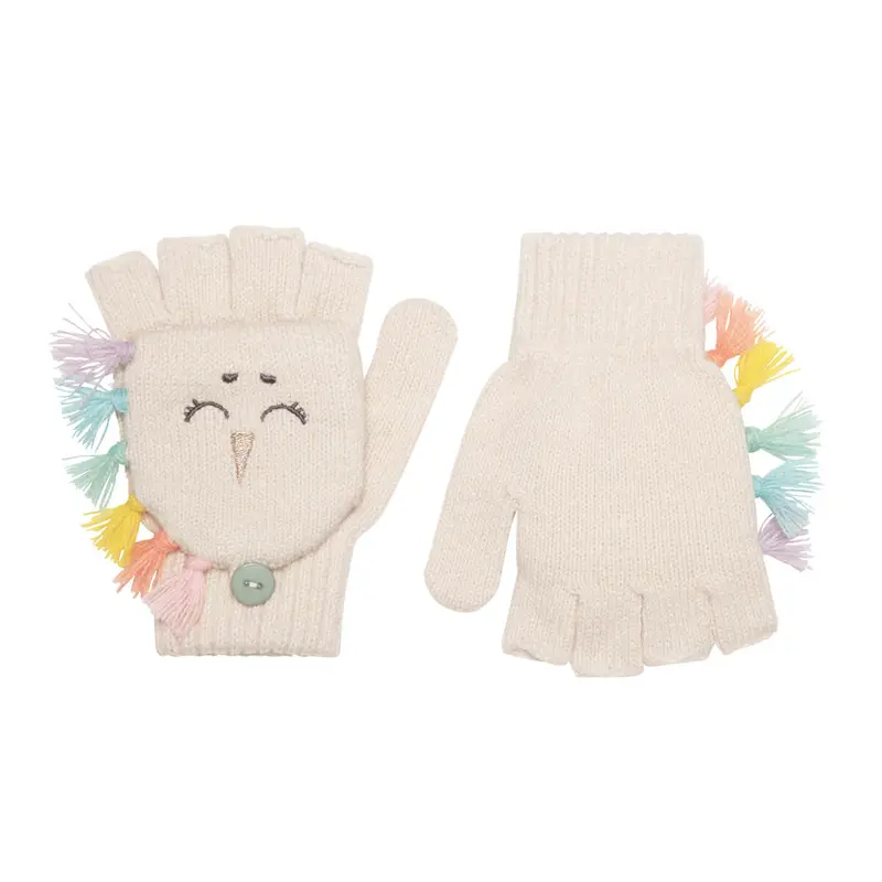 Rainbow Unicorn Knitted Gloves by Rockahula