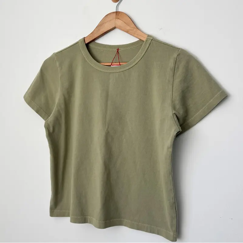 The Little Boy Tee in Pistachio by Le Bon Shoppe