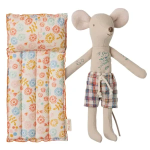 Beach Mice Dad with an Air Mattress by Maileg