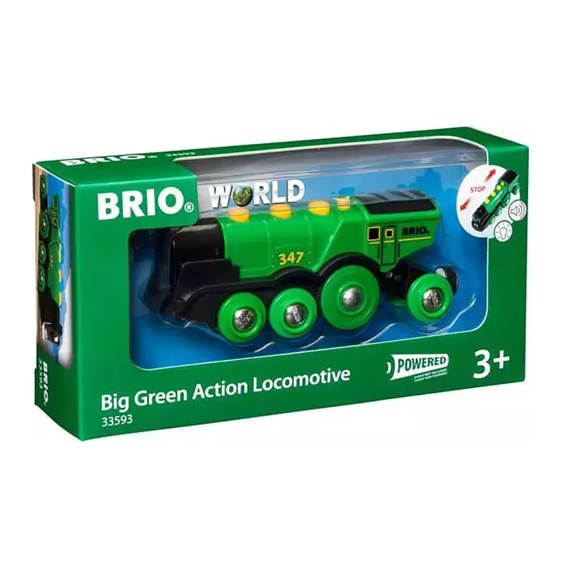Big Green Action Locomotive by Brio