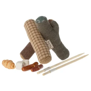Bonfire Set (Checked Log)  by Maileg