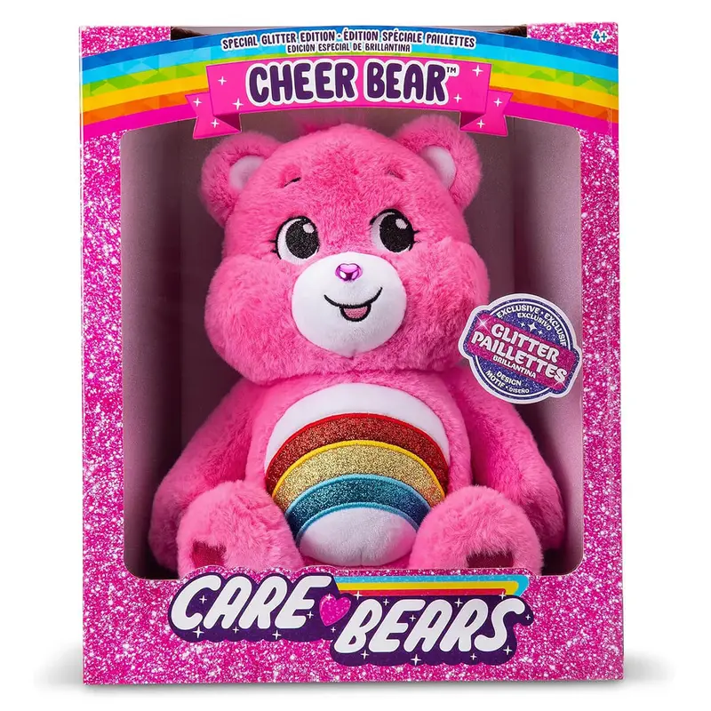 Care Bears Glitter Cheer Bear Medium (14") by Hasbro