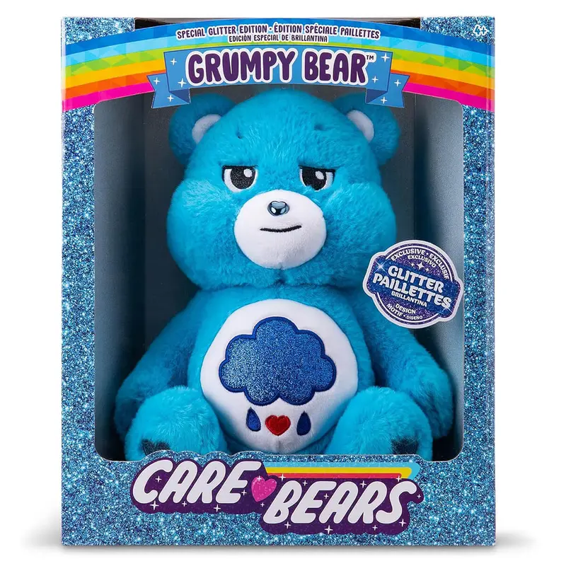 Care Bears Glitter Grumpy Bear Medium (14") by Hasbro