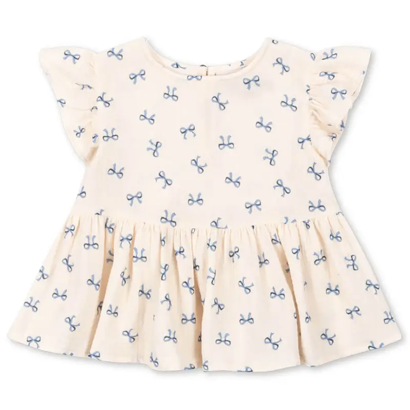 Coco Top in Bow Bleu by Konges Sljd