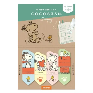 Cocosasu Snoopy Page Markers by Beverly Japan