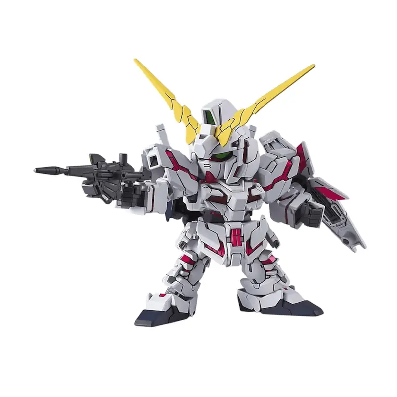 Gunpla Super Deformed Unicorn Gundam (Destroy Mode) Model Kit by Bandai