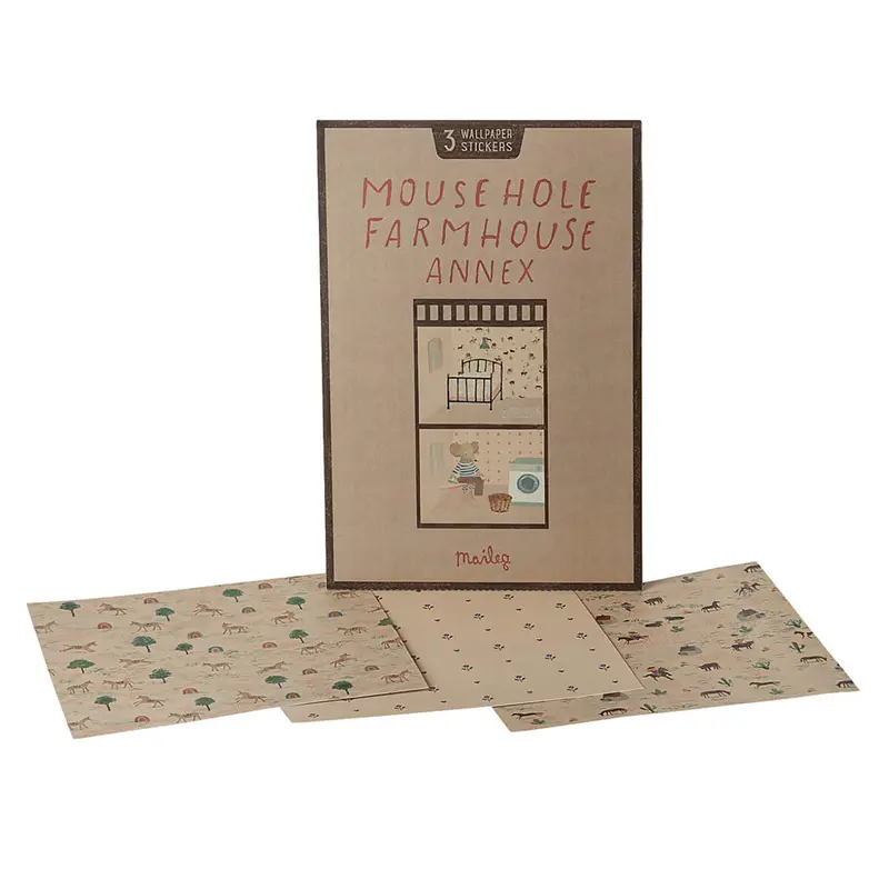 Mouse Hole Farm Wallpaper (for Annex) by Maileg