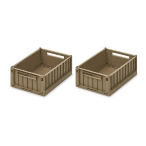 Weston Storage Box in Oat (Small) by Liewood