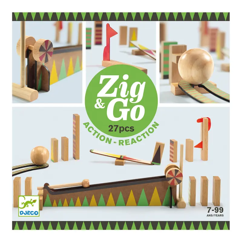 Zig & Go Curve 27 Pieces by Djeco
