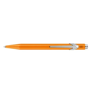 849 Ballpoint Pen in Orange Fluo by Caran d'Ache