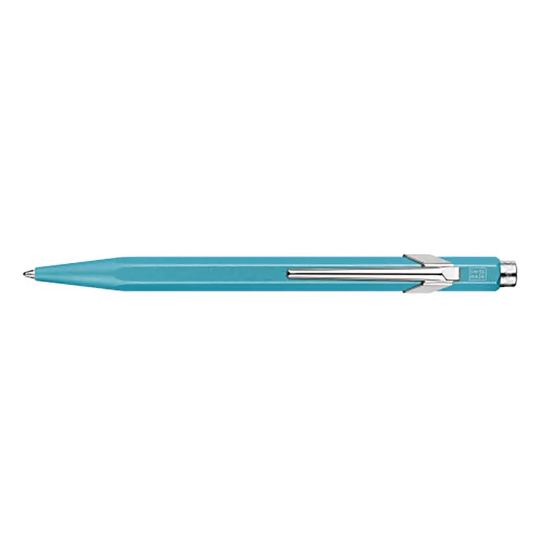 849 Colormat-X Ballpoint Pen in Turquoise by Caran d'Ache