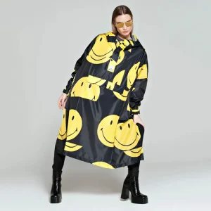 All Smiles x Smiley Adult Rain Poncho by Rainkiss