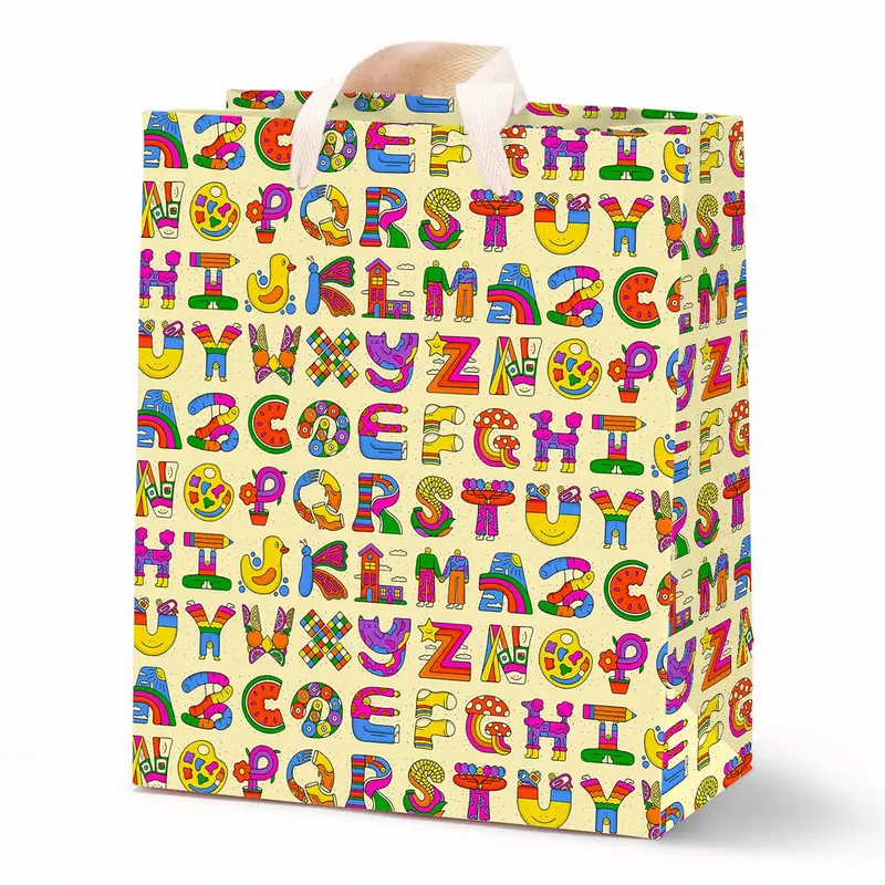 Alphabet Gift Bag (Medium) by Bailey Crouch for 1973