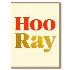 Hoo-Ray Greetings Card by 1973