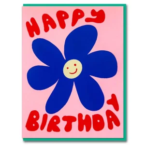 Joyful Birthday Flower Greetings Card by Emma Emmerson for 1973