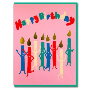 Joyful Happy Candles Greetings Card by Emma Emmerson for 1973