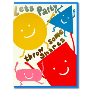 Joyful Happy Shapes Greetings Card by Emma Emmerson for 1973
