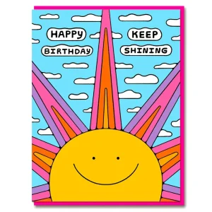 Keep Shining Greetings Card by Bailey Crouch for 1973
