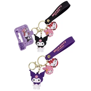Kuromi 3D Character Keyring (2 Colours) by Take Care