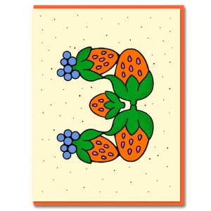 Number Three Greetings Card by Bailey Crouch for 1973