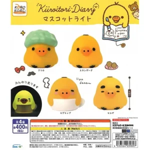 Rilakkuma Kiiroitori Diary Mascot Light Gachapon Capsule Collectible by Koro Koro