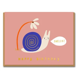 Snail Birthday Greetings Card by Aless Baylis for 1973
