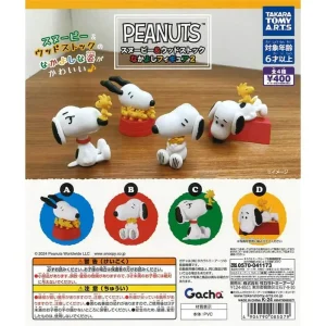 Snoopy And Woodstock Friendly Figure Vol. 2 Gachapon Capsule Collectible by Takara Tomy