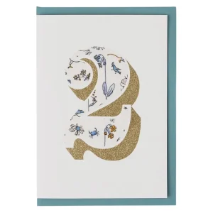 Age 2 Greetings Card in Theo Liberty Print by The Charming Press