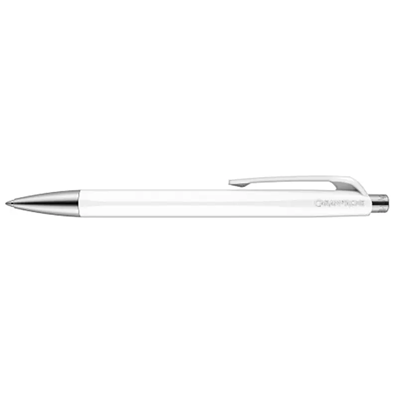 Caran d'Ache 888 Infinite Ballpoint Pen in White by Caran d'Ache