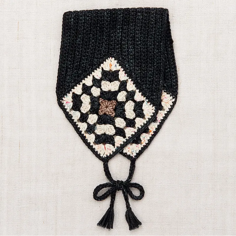 Crochet Headwarmer in Carbon by Misha & Puff